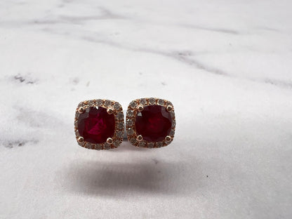 18K Diamond & Ruby Set GQYS6102